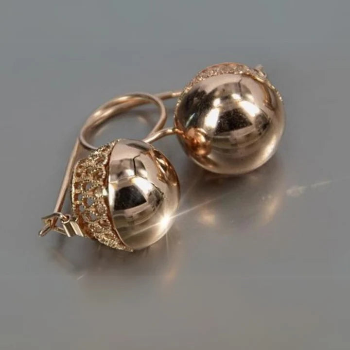 Pendientes Redondos Dorados