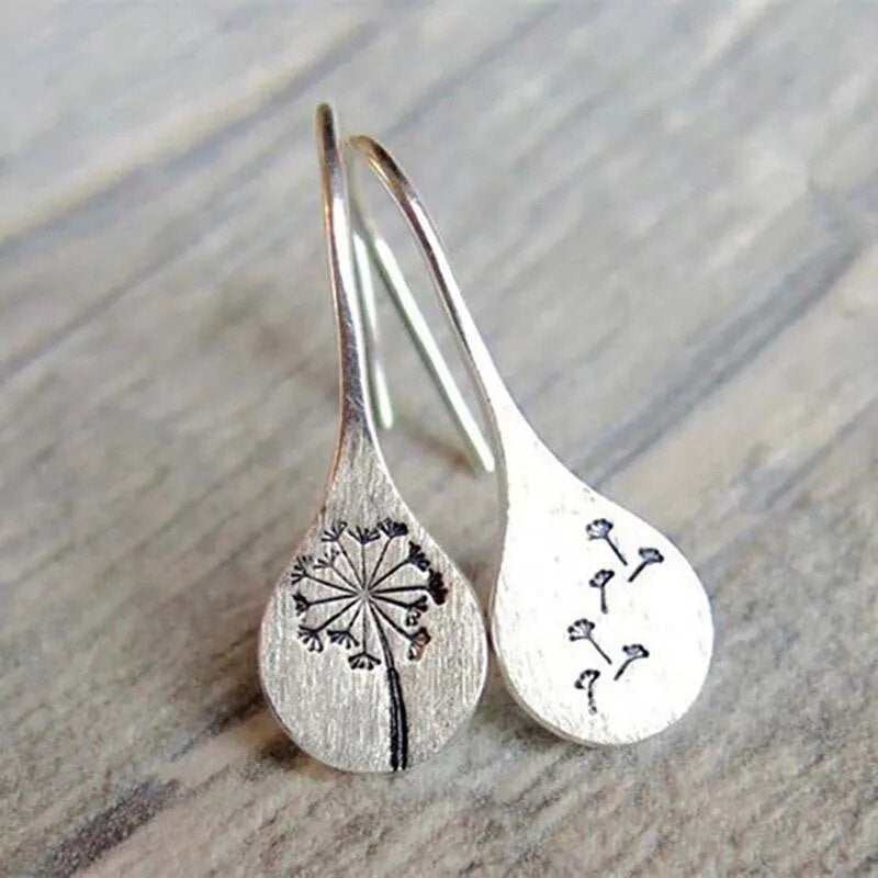Pendientes Diente de León Vintage