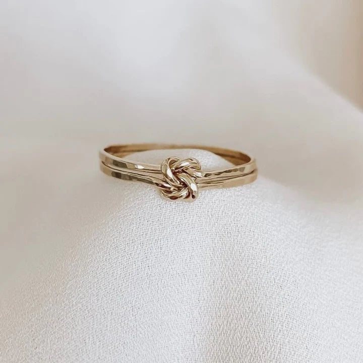 Anillo Nudado Dorado