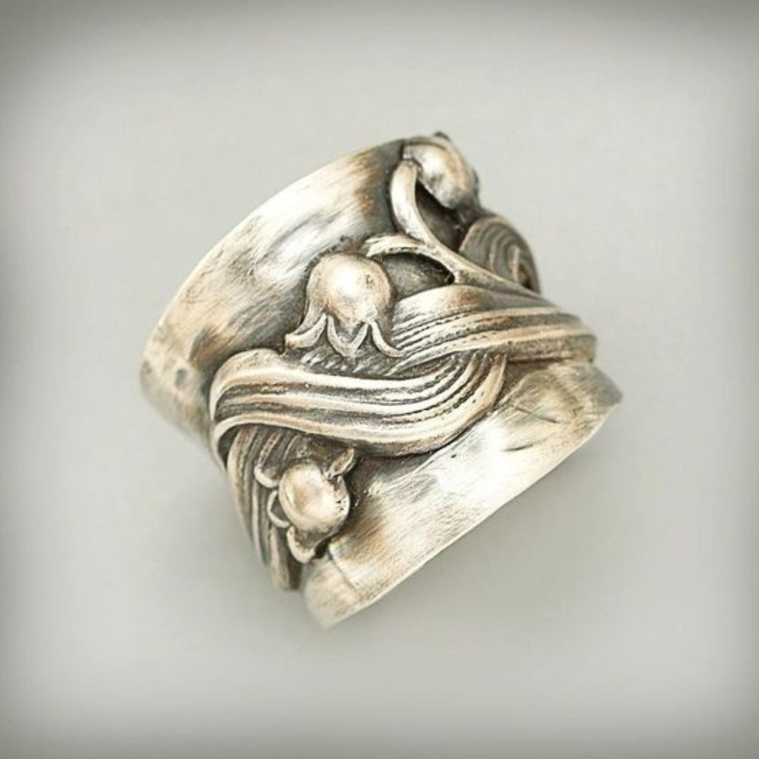 Anillo Natura en Plata Vintage