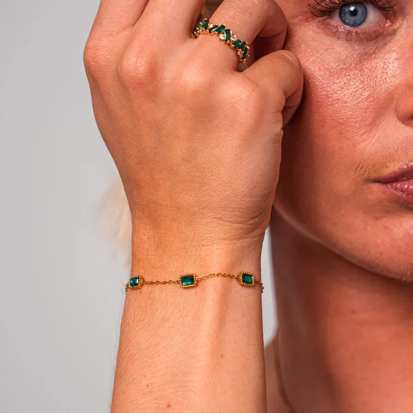 Pulsera Trinidad Esmeralda