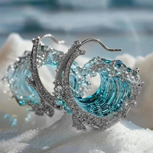 Pendientes del Océano Brillante