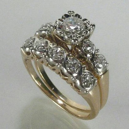 Anillo Brillo de Circonio Vintage