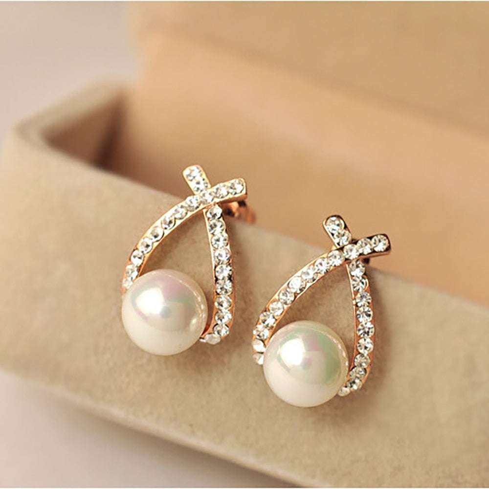 Pendientes de Perlas con Brillantes