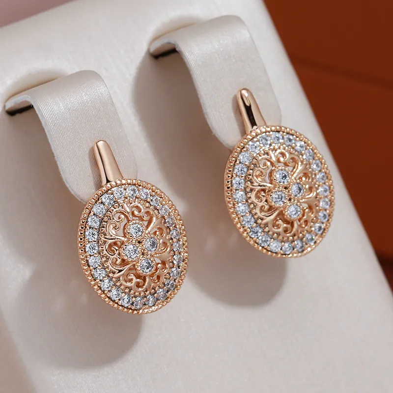 Pendientes Redondos Brillantes Elegantes